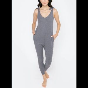 SMASH + TESS KNOT YOUR AVERAGE ROMPER - Charcoal M